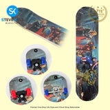 Four-Wheeled Cartoon Character Long Skateboard For Kids Scooters (For Beginner)