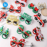 Merry Christmas Glasses Frame Party Decoration Eyeglasses Kids and Adult Gift for Christmas Holiday