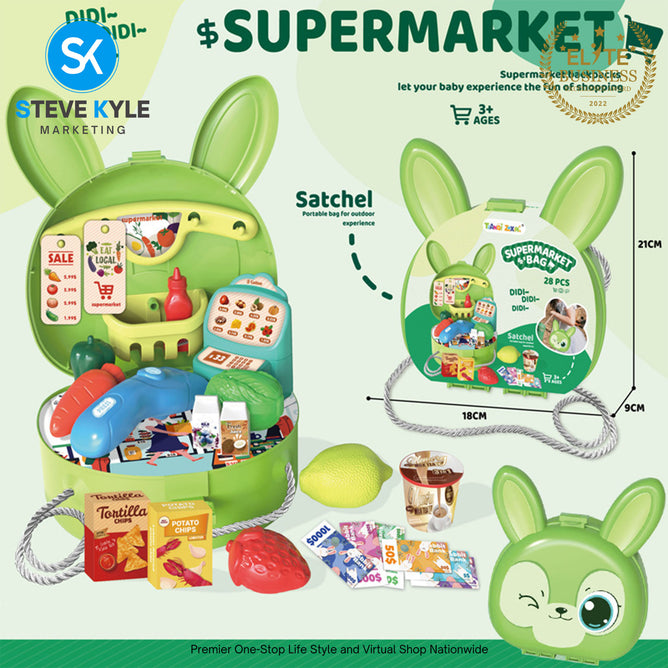 Toy Handbag For Kids Pretend Play for Girls and Boy Early Learning Best Gift