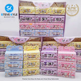 Random Tape Stickers Kawaii Kuromi Melody Cinnamoroll Pompompurin  DIY Sticker Kid Toys Stationery
