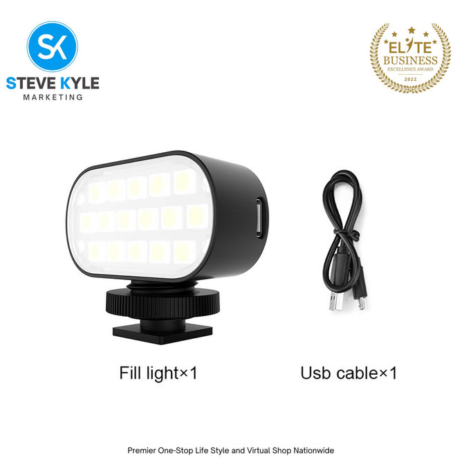 PULUZ PU564 Live Broadcast Video RGB LED Light Photography Beauty Selfie Fill Light