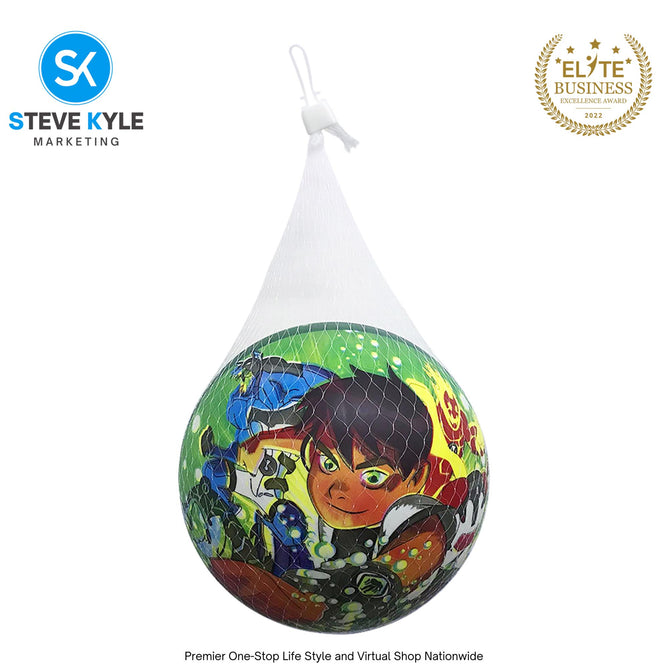 Cartoon Character PVC Inflatable Rubber Bouncing Balls For Kids Sports Toys- Randomly Given