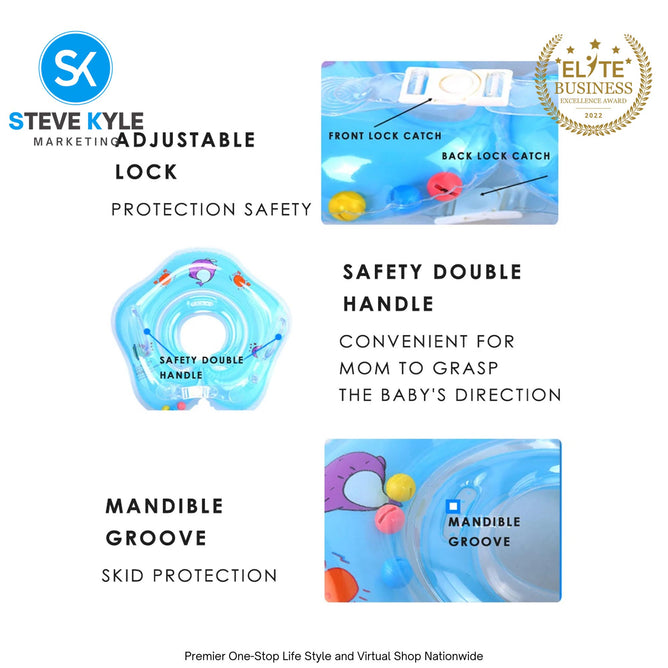 Baby Neck Floater Inflatable Training Swim Ring