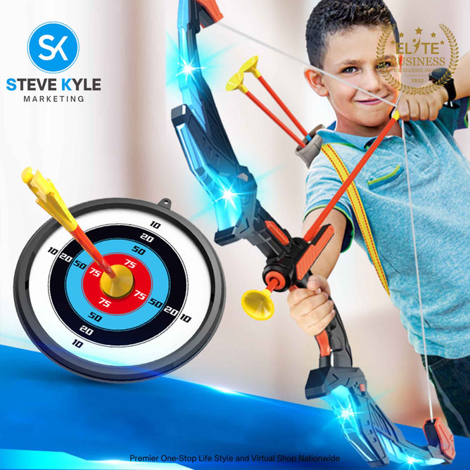 Bow And Arrow Children Toy Shooting Pana Toy  Archery Sports Set Best Gift