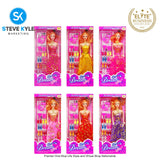 (1BOX) Random Fashion Doll with Dress and Accessories Best Gift for Kids Toddler Girls