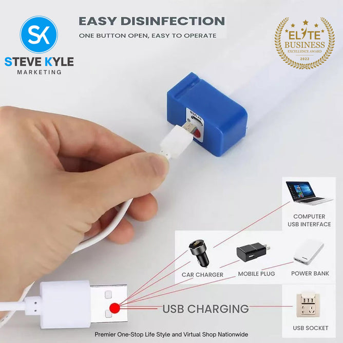 Solar Emergency Light USB Rechargeable Magnetic Emergency LED Light Lamp Outdoor Portable