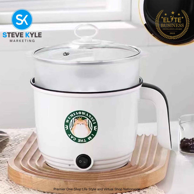 Multi-function Electric Cooker pot Electric Frying Pan Rice Cooker Stainless Steel Steamer