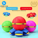 Magic UFO Flying Ball Throw Disc Ball with LED Light For Outdoor Kid's Sports Ball