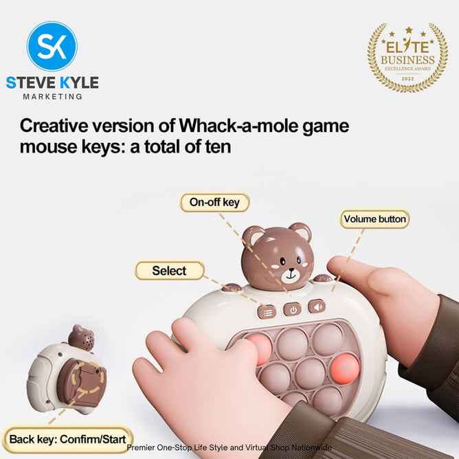 Electric Quick Push Game Machine Finger Movement Brain Game Children Toys Best Gift