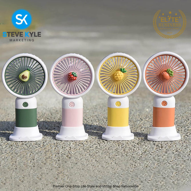 Candy Color Summer Cooler Portable Fan Handheld Mini Fan USB Rechargeable Portable Fan