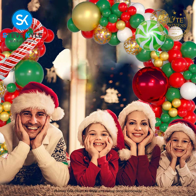 Party Things Merry Christmas Latex Balloon Christmas Party Supplies Decoration