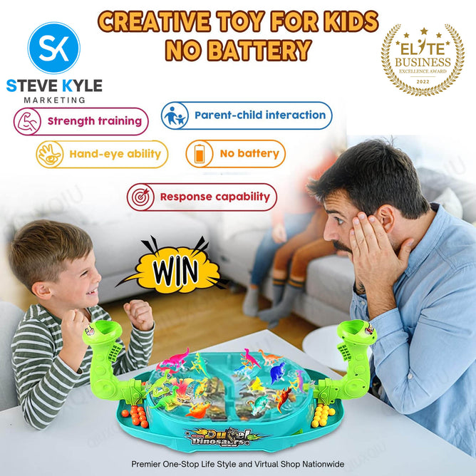 Dinosaur Toys for Kids Dinosaur Shooting Battle Board Games 2 Players