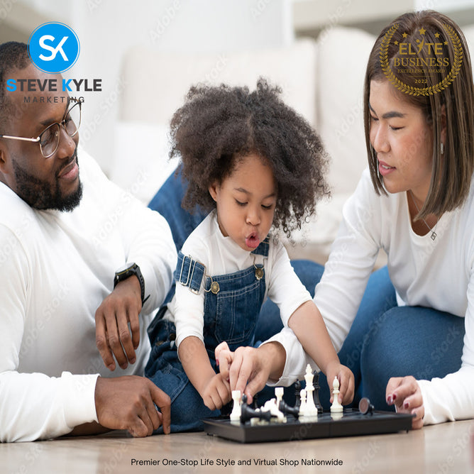 Steve Kyle Magnetic Travel Board Games Snake Ladder Flying Chess Checker Game Toys For Kids-Adult