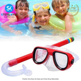 Kids Snorkeling Set Mask Silicone Scuba Diving Goggles for Boys and Girls