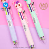 Cute 3D Cartoon Design Ballpoint Pen Stationery Supply for Kids (7 Colors)