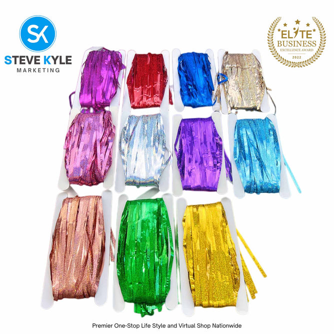 2M Background Glitter Foil Curtains Birthday Party Wall Cloth Backdrop Wedding Christmas Decor