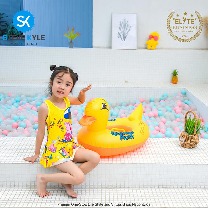 Quacker Baby Float See-Me-Sit Rider Inflatable Pool Floats for Kids