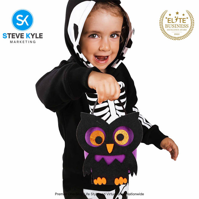 Halloween Candy Bag Felt Gift Bag Ghost Festival Children's Decoration Creative Handbag