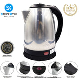 2L Capacity Fast Boiling Electric Kettle Stainless Steel Easy & Convenient Water Heater