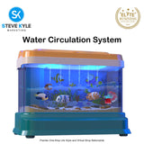 Kids Aquarium Fish Tank - Small Aquarium Toys  Fishing Toys with Music and Lighting Best Gift Toys