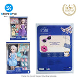 Lovely Fashion Cute Doll w/ Sound with Accessories Set High Quality Doll Best Gift for Kids