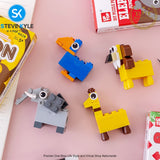 DIY Creative Building Blocks Pencil Sharpener Stationery Kindergarten Kids Puzzle Toy