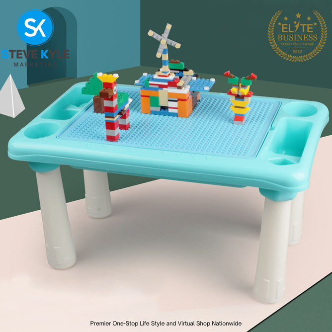 Creative Lego Blocks with Multi-purpose Table Playset