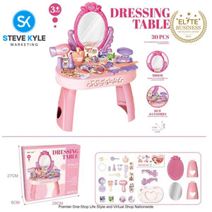 Pretend Simulation Dressing Table for Kids Early Leaning Best Gift Toy for Children