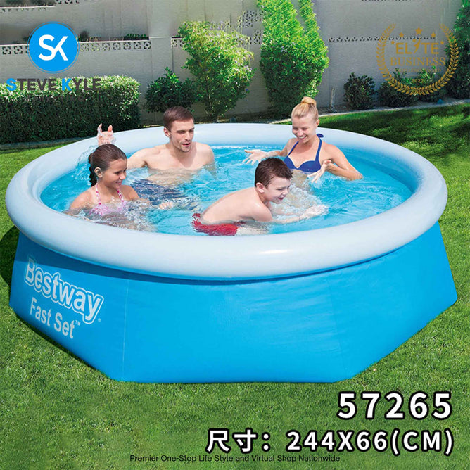 Circle Inflatable Pool Inflatable Swimming Pool Family Circular Pool Large Round Swimming Poo ...
