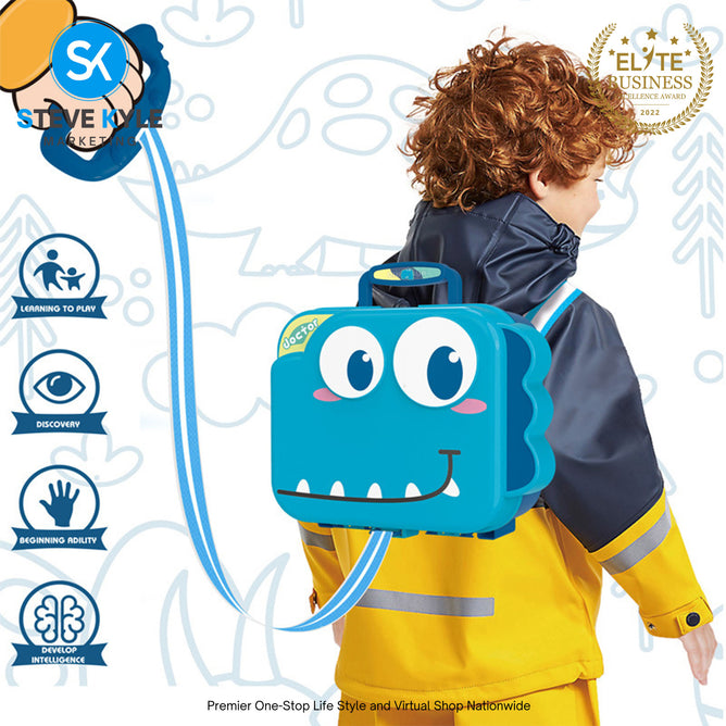 2in1 Pretend Medical Kit Set Backpack Medical Toy Set Children Best Gift Toys