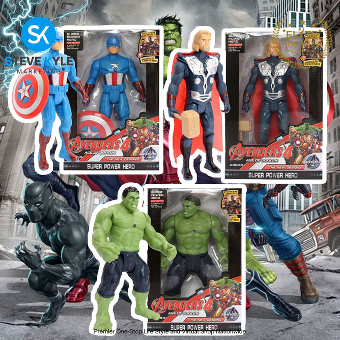 The Avenger 4 Super Power Hero Action Figure Best Gift fot Childrens