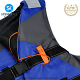 Adult Life Jacket Universal Swimming Polyester Foam Waterproof Life Jacket Vest with Whistle