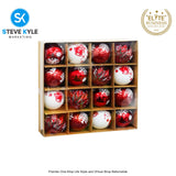 16PCS/6CM Christmas Tree Balls Christmas New Year Party Atmosphere Pendant Decorations