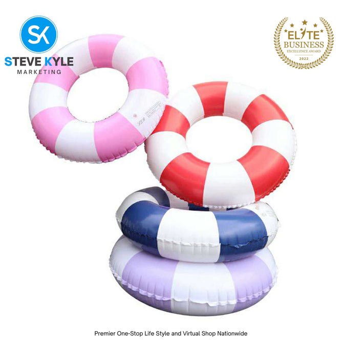 Summer Inflatable Colorful Swimming Ring for Youth/Adult and Kids