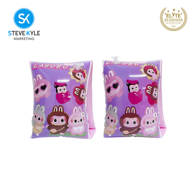 Steve Kyle Inflatable Arm Band Lovable Characters Print 24cm Floaties For Swimming Outdoor Fun