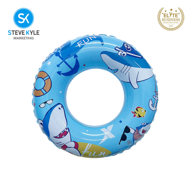 Steve Kyle Inflatable Swim Ring Assorted Cartoon Pattern For Outdoor Water Fun