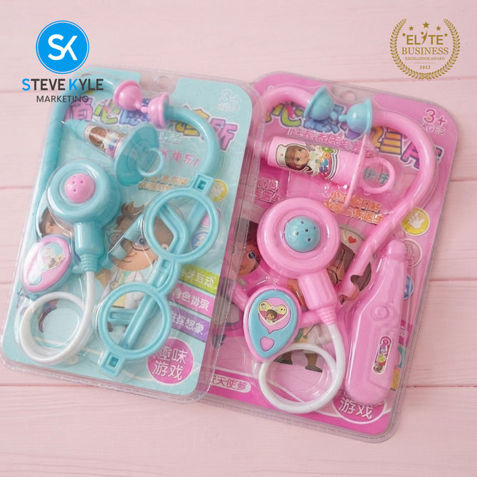 Steve Kyle Doctor Nurse Medical Play Set for Kids with Stethoscope Syringe Eye Glass Toys
