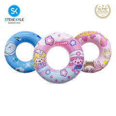 Steve Kyle Inflatable Swim Ring Assorted Cartoon Pattern For Outdoor Water Fun