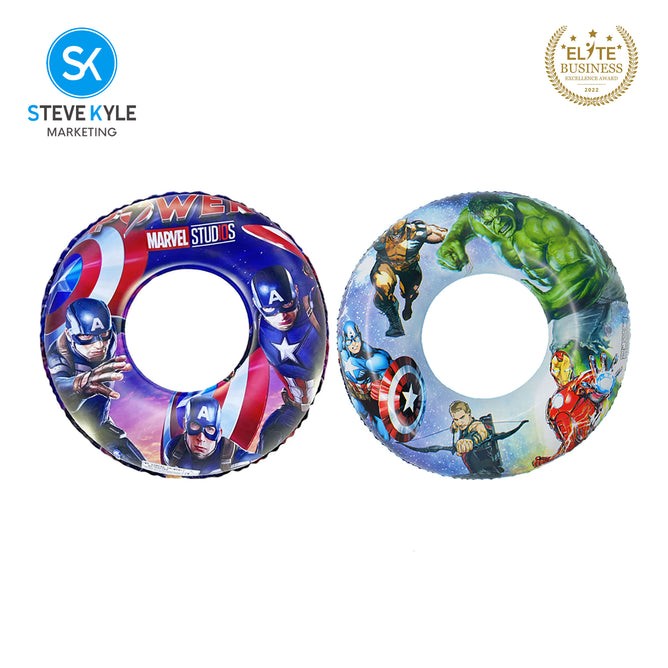 Steve Kyle Inflatable Swim Ring Multi-Character Design For Outdoor Water Fun