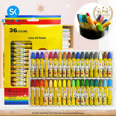 24pcs/36pcs Color Oil Pastel for Kids Stationery School Supplies