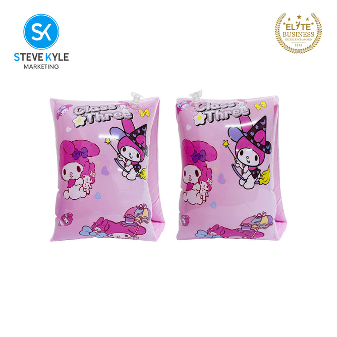 Steve Kyle Inflatable Arm Band Lovable Characters Print 26cm Floaties For Swimming Outdoor Fun