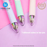 Cute 3D Cartoon Design Ballpoint Pen Stationery Supply for Kids (7 Colors)