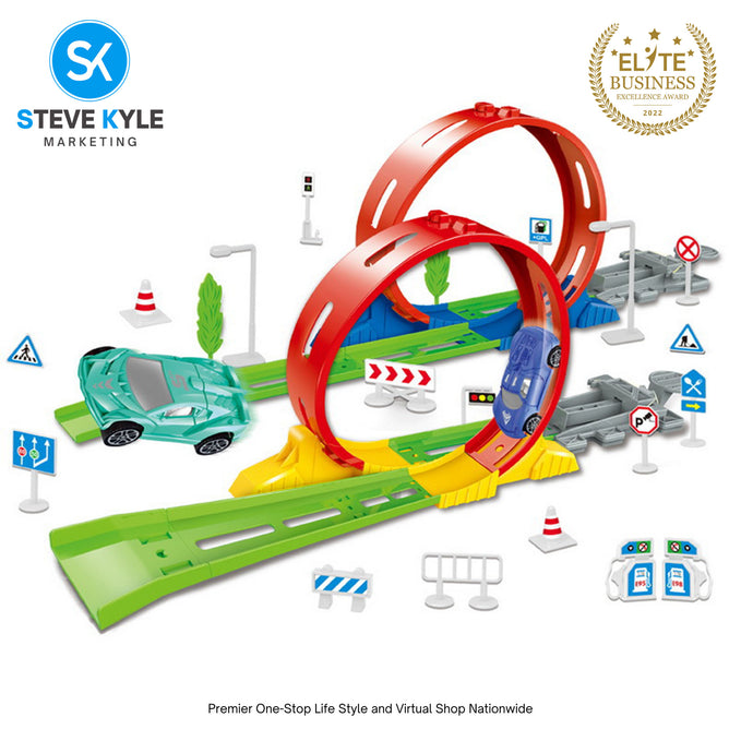 Kids Race Car Toys  Set for Kids for Boys Gliding Railcar Best Gift for Children