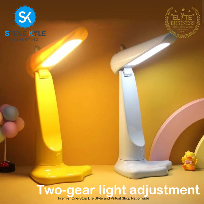Portable Folding Lamp Night Light Gift Table Lamp Duck Design Reachargeable USB
