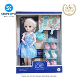 Lovely Fashion Cute Doll w/ Sound with Accessories Set High Quality Doll Best Gift for Kids