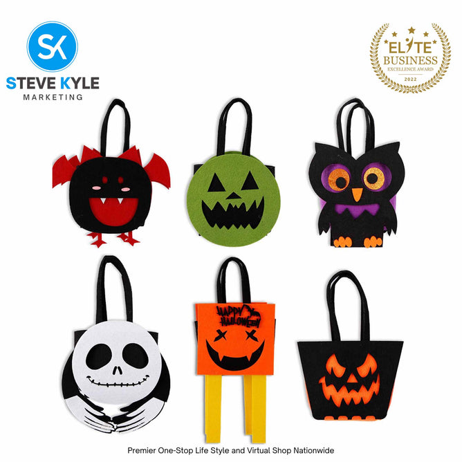 Halloween Candy Bag Felt Gift Bag Ghost Festival Children's Decoration Creative Handbag