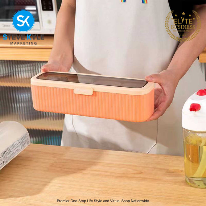 4in1 Seasoning Jar Kitchen Glass Seasoning Bottle and Jar Set