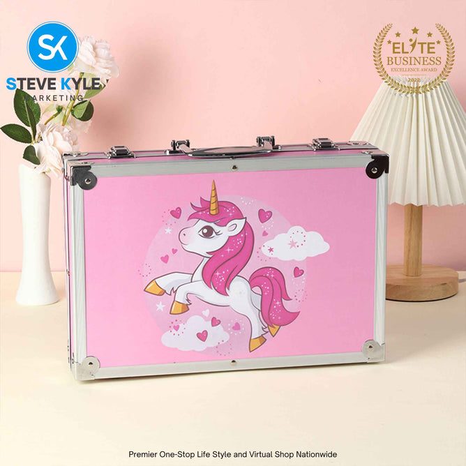 145PCS Folding Art Kit Art Set for Girls Gift Ideas for Kids School Art Supplies Best Gift