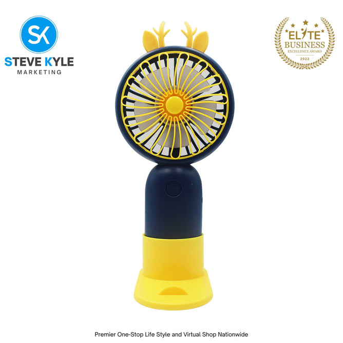 Rechargeable Mini Handheld Fan Perfect for Adults and Kids