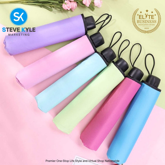 Magic Folding Sun Rain Windproof Flowering Umbrella cover UV Protection
